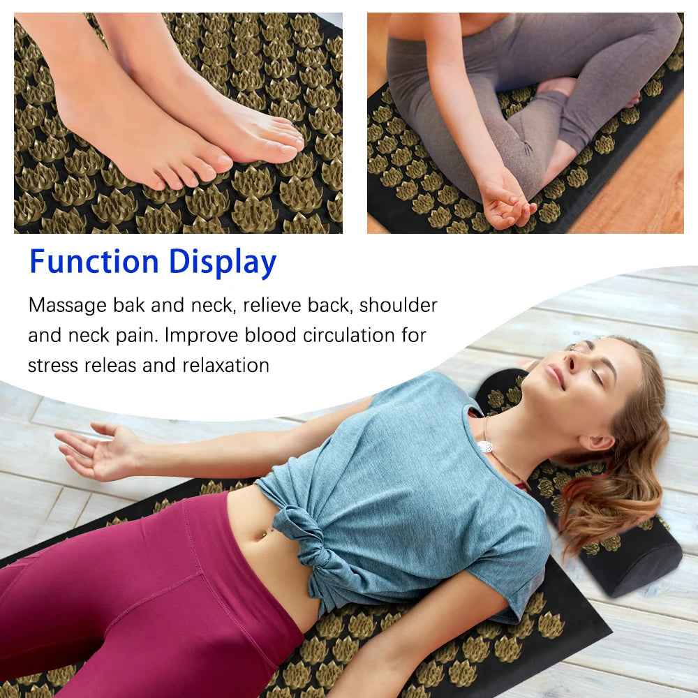 Shiatsu Acupressure Mat Spike Massage Pad